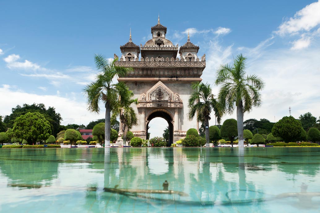 Patuxai in Vientiane