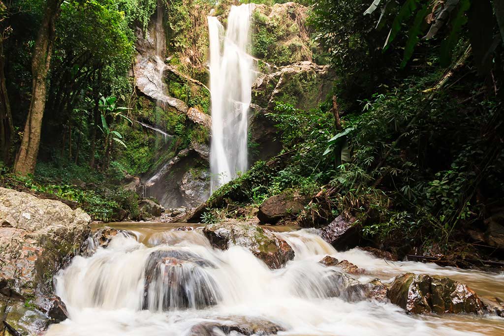 Mork fa Waterfall of Doi Suthep Pui national park