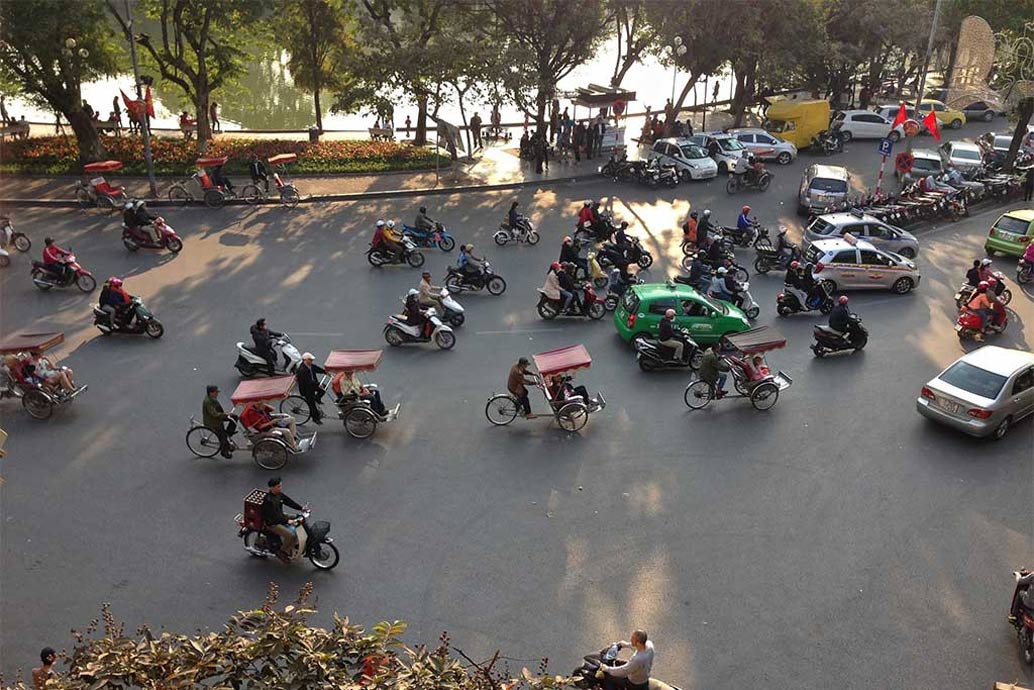 Traffic in Hanoi