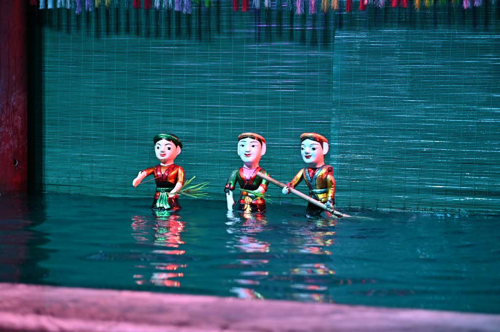 Spectacle des marionnettes sur l’eau